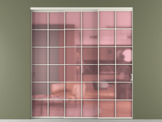 Перегородка Formato внутри проёма телескопик синхро 2