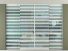 Перегородка Формато внутри проёма скрытое крепление в потолок 4 створки