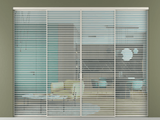 Перегородка Формато внутри проёма 4 створки