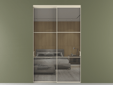 Перегородка Формато внутри проёма 2 створки