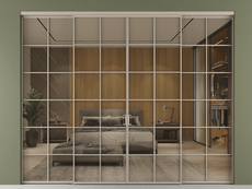 Перегородка Формато внутри проёма 4 створки