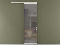 Перегородка Formato вдоль стены 1 створка