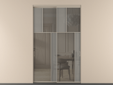 Перегородка Mosaic внутри проёма 2 створки