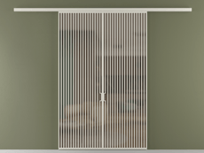 Перегородка Формато вдоль стены 2 створки