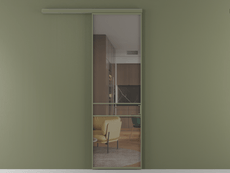 Перегородка Formato вдоль стены 1 створка