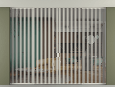 Перегородка Формато внутри проёма скрытое крепление в потолок 4 створки