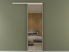 Перегородка Формато вдоль стены 1 створка