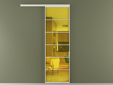 Перегородка Формато вдоль стены 1 створка