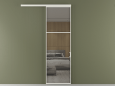 Перегородка Formato вдоль стены 1 створка