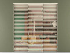 Перегородка Formato внутри проёма трёхстворчатая