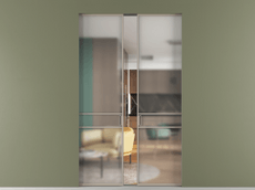 Перегородка Формато скрытый пенал 2 створки