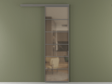 Перегородка Формато вдоль стены 1 створка