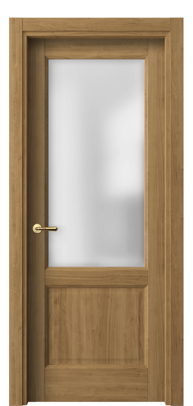 Дверь межкомнатная 1422 ГОР САТ. Цвет Грецкий орех. Материал Ламинатин. Коллекция Галант. Картинка.