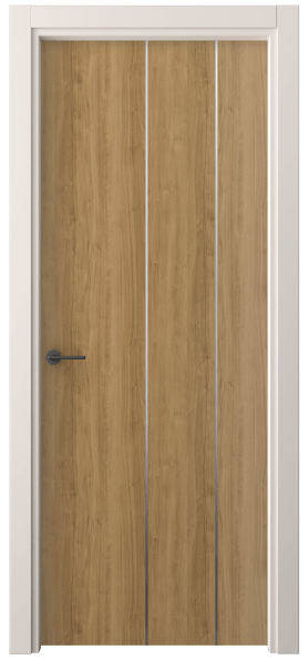 Дверь межкомнатная 4205 ГОР. Цвет Грецкий орех. Материал Ламинатин. Коллекция Freedom. Картинка.