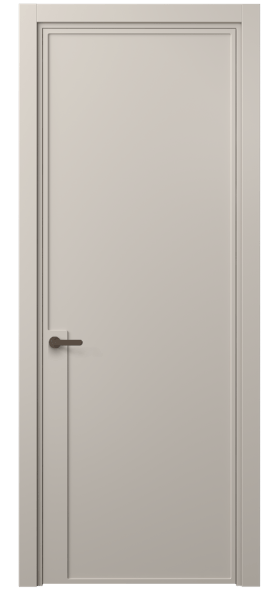 Дверь межкомнатная 8603 МСБЖ . Цвет Матовый светло-бежевый. Материал Гладкая эмаль. Коллекция Frame. Картинка.
