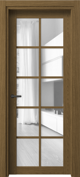 Дверь межкомнатная 2106 ТФД ПРОЗ. Цвет Торфяной дуб. Материал Ламинатин. Коллекция Neo. Картинка.
