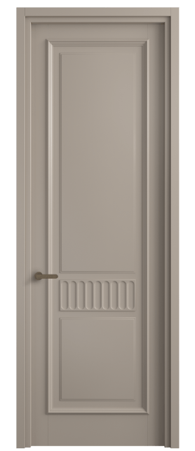 Дверь межкомнатная 6707 МБСК. Цвет Матовый бисквитный. Материал Гладкая эмаль. Коллекция Шарм. Картинка.