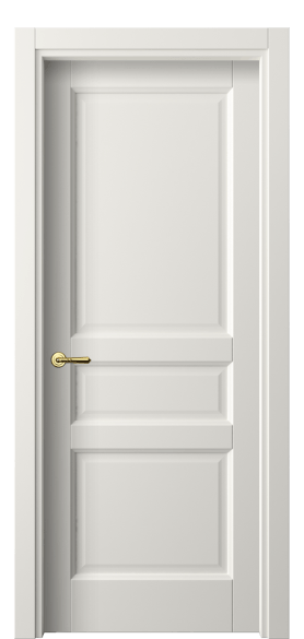 Дверь межкомнатная 1431 СТБЛ. Цвет Софт-тач белоснежный. Материал Полипропилен. Коллекция Galant. Картинка.