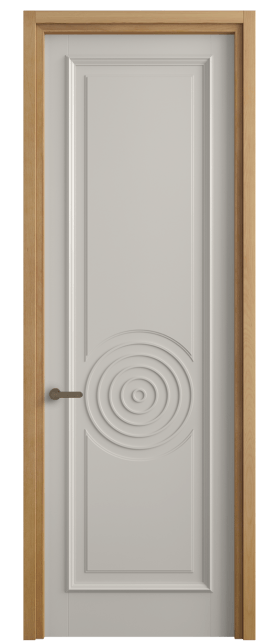 Дверь межкомнатная 6709 БОС. Цвет Бук облачный серый. Материал Массив бука эмаль. Коллекция Charm. Картинка.