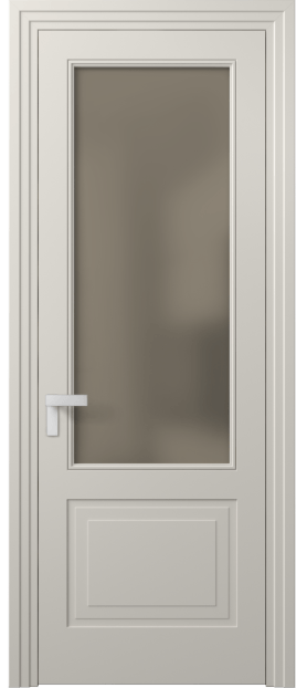 Межкомнатная дверь 8352 МОС Бронза сатин. Цвет Матовый облачно-серый. Материал Гладкая эмаль. Коллекция Rocca. Фото. Дверь межкомнатная 8352 МОС Бронза сатин. Цвет Матовый облачно-серый. Материал Гладкая эмаль. Коллекция Rocca. Картинка.