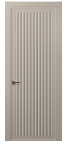 Дверь межкомнатная АКП 8642 МБСК. Цвет Матовый бисквитный. Материал Гладкая эмаль. Коллекция Alba. Картинка.