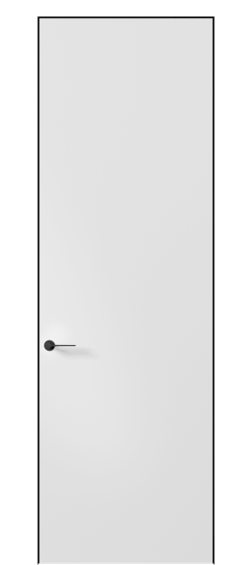 Дверь межкомнатная 0010 МБЛ Матовый белоснежный. Цвет Матовый белоснежный. Материал Гладкая эмаль. Коллекция Planum Pro. Картинка.