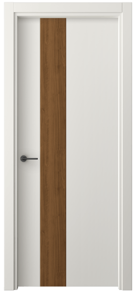 Дверь межкомнатная 4223 СТБЛ. Цвет Софт-тач белоснежный. Материал Полипропилен. Коллекция Freedom. Картинка.