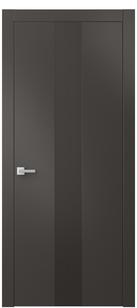 Дверь межкомнатная АКП 8042 МАН Матовый антрацит. Цвет Матовый антрацит. Материал Гладкая эмаль. Коллекция Linea. Картинка.