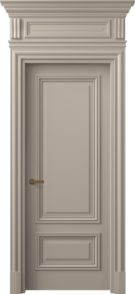 Дверь межкомнатная 7307 МБСК. Цвет Матовый бисквитный. Материал Гладкая эмаль. Коллекция Антик. Картинка.