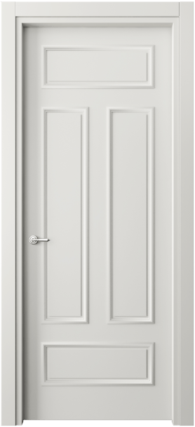 Дверь межкомнатная 8143 МСР. Цвет Матовый серый. Материал Гладкая эмаль. Коллекция Paris. Картинка.