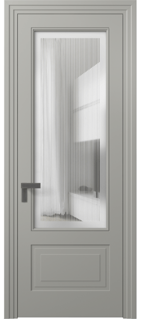 Межкомнатная дверь 8342 МНСР Сатин с гравировкой Rocca. Цвет Матовый нейтральный серый. Материал Гладкая эмаль. Коллекция Rocca. Фото. Дверь межкомнатная 8342 МНСР Сатин с гравировкой Rocca. Цвет Матовый нейтральный серый. Материал Гладкая эмаль. Коллекция Rocca. Картинка.
