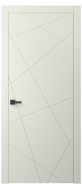 Дверь межкомнатная 8048 МЖМ. Цвет Матовый жемчужный. Материал Гладкая эмаль. Коллекция Linea. Картинка.