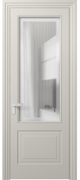 Межкомнатная дверь 8352 МОС Сатин с гравировкой Rocca. Цвет Матовый облачно-серый. Материал Гладкая эмаль. Коллекция Rocca. Фото. Дверь межкомнатная 8352 МОС Сатин с гравировкой Rocca. Цвет Матовый облачно-серый. Материал Гладкая эмаль. Коллекция Rocca. Картинка.