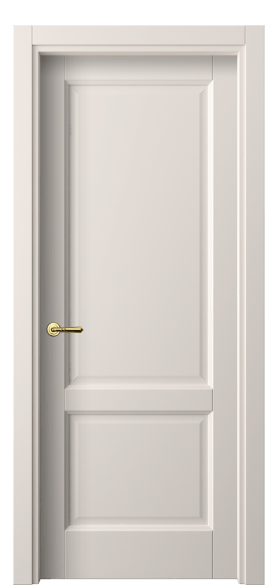 Дверь межкомнатная 1421 ПЭТБ. Цвет ПЭТ тёплый-белый. Материал ПЭТ. Коллекция Galant. Картинка.