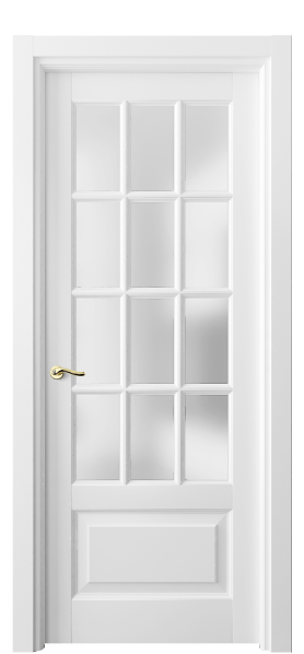 Дверь межкомнатная 0728 ББЛ САТ. Цвет Бук белоснежный. Материал Массив бука эмаль. Коллекция Lignum. Картинка.