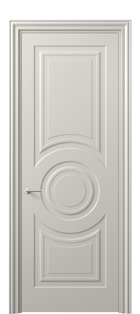 Дверь межкомнатная 8461 МОС. Цвет Матовый облачно-серый. Материал Гладкая эмаль. Коллекция Mascot. Картинка.