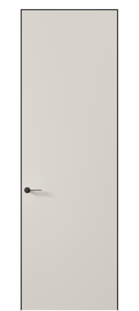 Дверь межкомнатная 0010 МОС Матовый облачно-серый. Цвет Матовый облачно-серый. Материал Гладкая эмаль. Коллекция Planum Pro. Картинка.