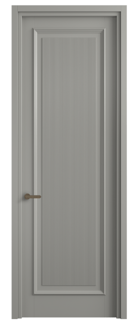 Дверь межкомнатная 6711 МНСР . Цвет Матовый нейтральный серый. Материал Гладкая эмаль. Коллекция Шарм. Картинка.