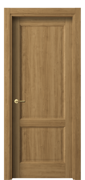 Дверь межкомнатная 1421 ГОР. Цвет Грецкий орех. Материал Ламинатин. Коллекция Galant. Картинка.