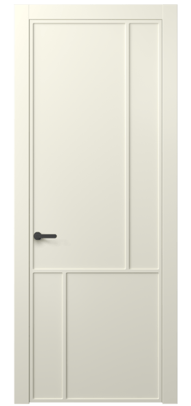 Дверь межкомнатная АКП 8606 ММБ. Цвет Матовый молочно-белый. Материал Гладкая эмаль. Коллекция Frame. Картинка.