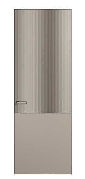 Дверь межкомнатная 8205 МБСК. Цвет Матовый бисквитный. Материал Гладкая эмаль. Коллекция Velvet. Картинка.